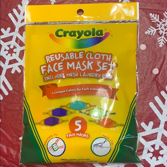 Crayola Accessories Crayola Reusable Cloth Face Mask Set Poshmark